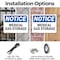 Signmission Medical Gas Storage OSHA Notice Sign, Plastic, 14in W x 10in L, 2PK OS-2PACK-NS-P-1014-L-14182 - alternate 4